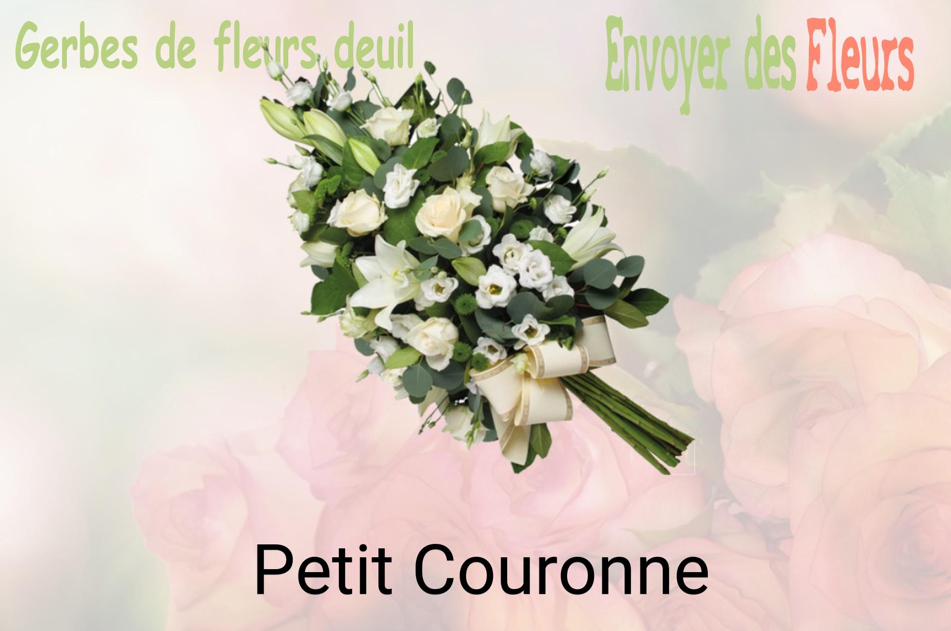 Gerbe de fleurs de deuil livrée à Petit-Couronne